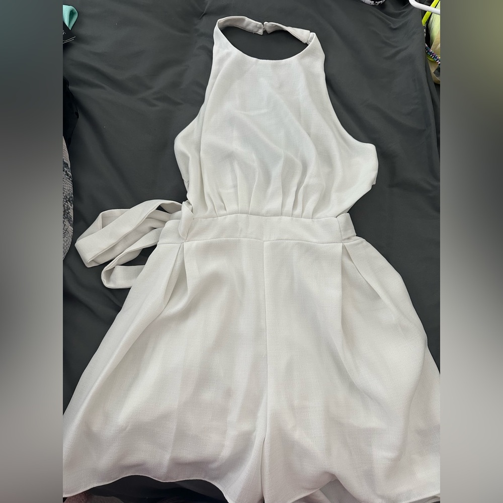 White Medium Romper - image 1